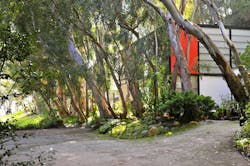 Studio view of the Eames House in Pacific Palisades, Los Angeles Studio view of the Eames House in Pacific Palisades, Los Angeles