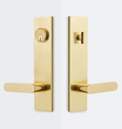 Product shot of Rejuvenations Bowman Lever Style Door Hardware | Universal Design Product shot of Rejuvenations Bowman Lever Style Door Hardware | Universal Design