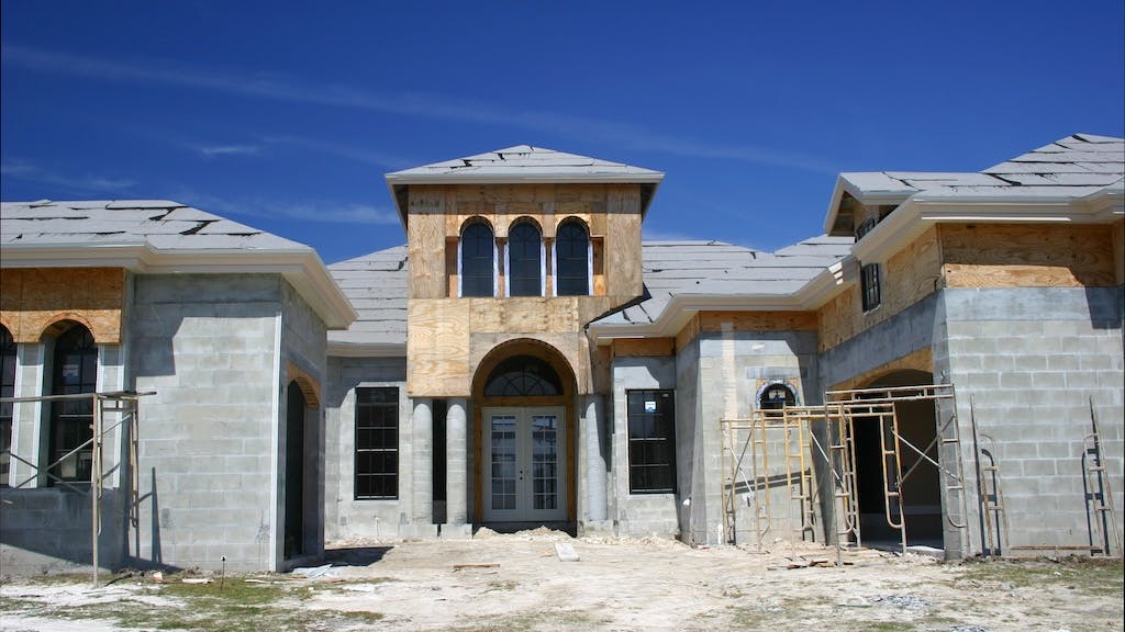 Home under construction