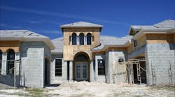 Home under construction Home under construction