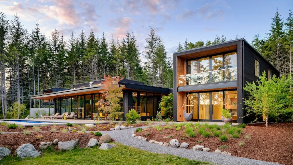Exterior of Deer Harbor Home