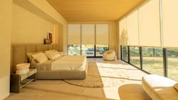 Modern bedroom inside Sonoma Ventana home Modern bedroom inside Sonoma Ventana home