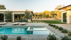 View of pool at Sonoma Ventana home by Ridge Design + Build View of pool at Sonoma Ventana home by Ridge Design + Build