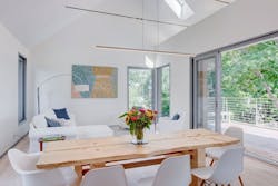 Dining room of architect Wayne Turett's Passive House on Long Island Dining room of architect Wayne Turett's Passive House on Long Island
