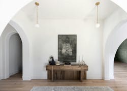 Interior of a North Scottsdale home featuring the original arched doorways Interior of a North Scottsdale home featuring the original arched doorways