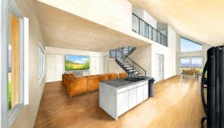Interior of the Altadena Wildfire Resilient Home Concept Essential Habitat Architecture Interior of the Altadena Wildfire Resilient Home Concept Essential Habitat Architecture