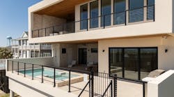 Two-story deck on the rear side of coastal N.C. home Two-story deck on the rear side of coastal N.C. home