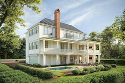 Rendering of a luxury home in Charleston Rendering of a luxury home in Charleston