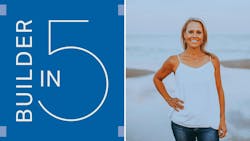 Graphic image promoting Custom Builder's Builder in 5 Q&A series, with Marnie Oursler of Maryland Graphic image promoting Custom Builder's Builder in 5 Q&A series, with Marnie Oursler of Maryland