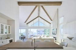 All white interior of a luxury beach home in Delaware All white interior of a luxury beach home in Delaware