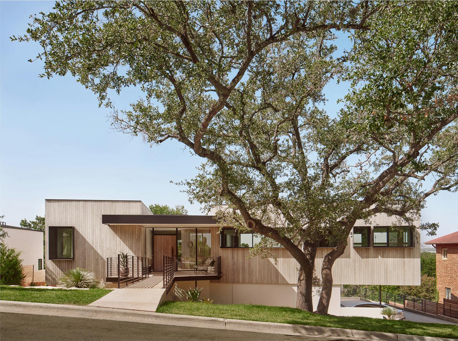 Exterior of a residential project by Mark Odom Studio in Austin