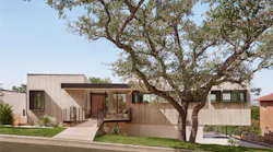 Exterior of a residential project by Mark Odom Studio in Austin