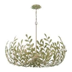 Broche vine-like chandelier by Crystorama Broche vine-like chandelier by Crystorama