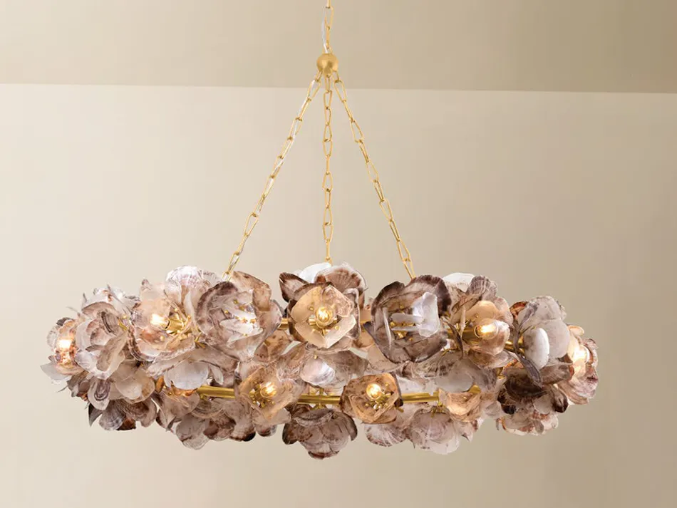 Galle chandelier from Hudson Valley Lighting Group's Corbett Lighting brand Galle chandelier from Hudson Valley Lighting Group's Corbett Lighting brand