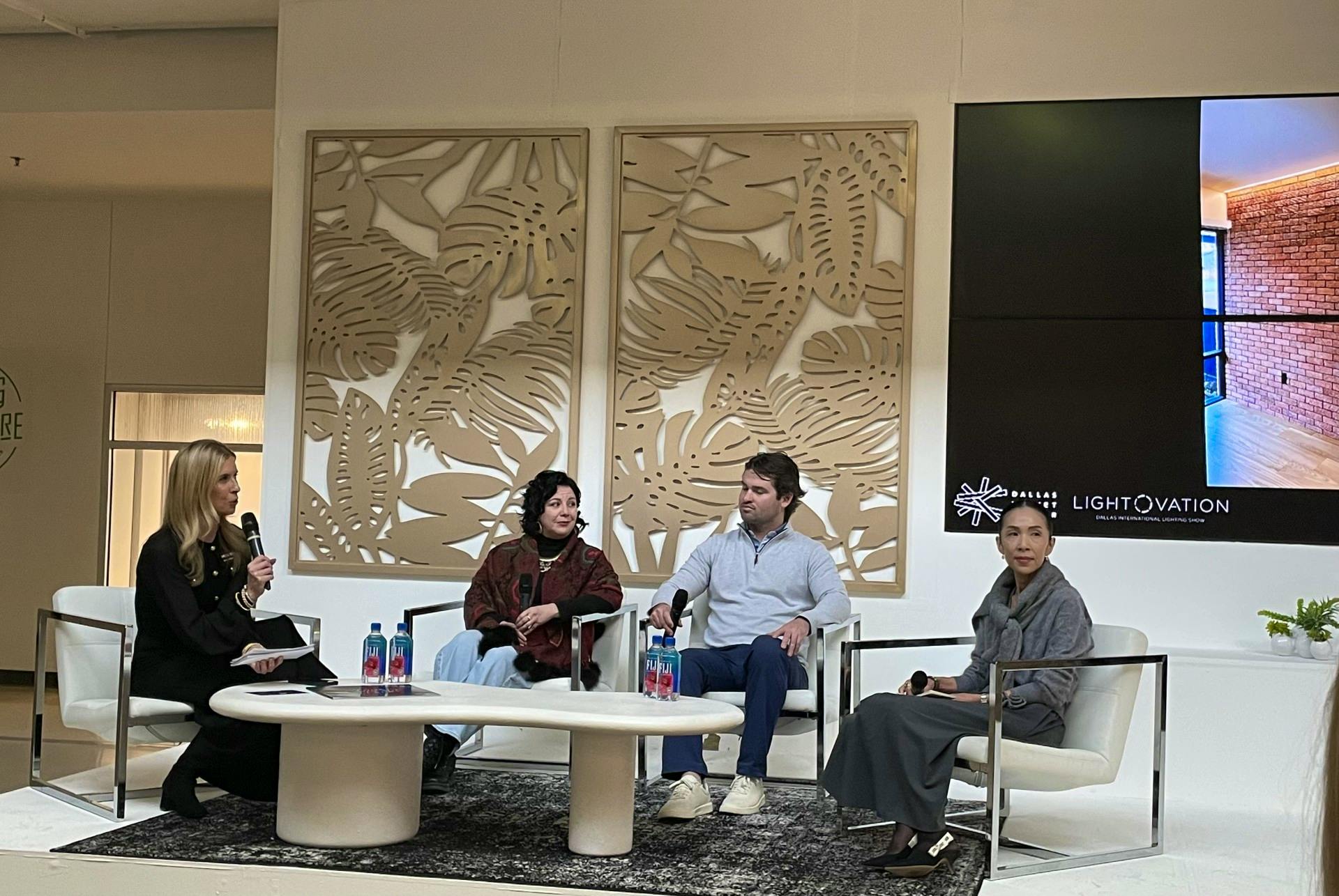 Group of lighting experts who are panelists as a Lightovation education session