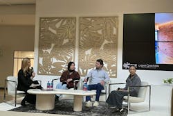 Group of lighting experts who are panelists as a Lightovation education session Group of lighting experts who are panelists as a Lightovation education session