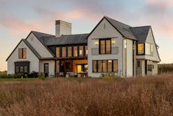 Exterior elevation of a custom home in the White Oak Savanna community, Stillwater, MN Exterior elevation of a custom home in the White Oak Savanna community, Stillwater, MN