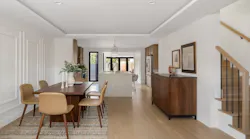 Alexandria row home dining room Alexandria row home dining room