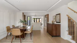 Alexandria row home dining room