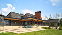 Exterior of a Phius-certified home in PA. Exterior of a Phius-certified home in PA.