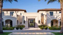 Exterior of a Southern California luxury home Exterior of a Southern California luxury home