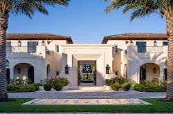Exterior of a Southern California luxury home Exterior of a Southern California luxury home