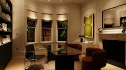 Study illuminated with strategic downlights Study illuminated with strategic downlights