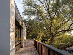 Rear balcony on a home in Zilker Park, Austin Rear balcony on a home in Zilker Park, Austin