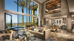 Great room interior of a Toll Brothers home Great room interior of a Toll Brothers home