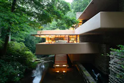 East elevation of Fallingwater East elevation of Fallingwater