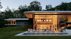 This 9,800-square-foot home in Virgina was built using a mix of natural materials and products inspired by the environment.