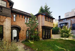 Exterior of a home renovated by Mark English Architects