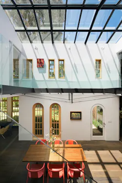 Interior of Cows hollow house