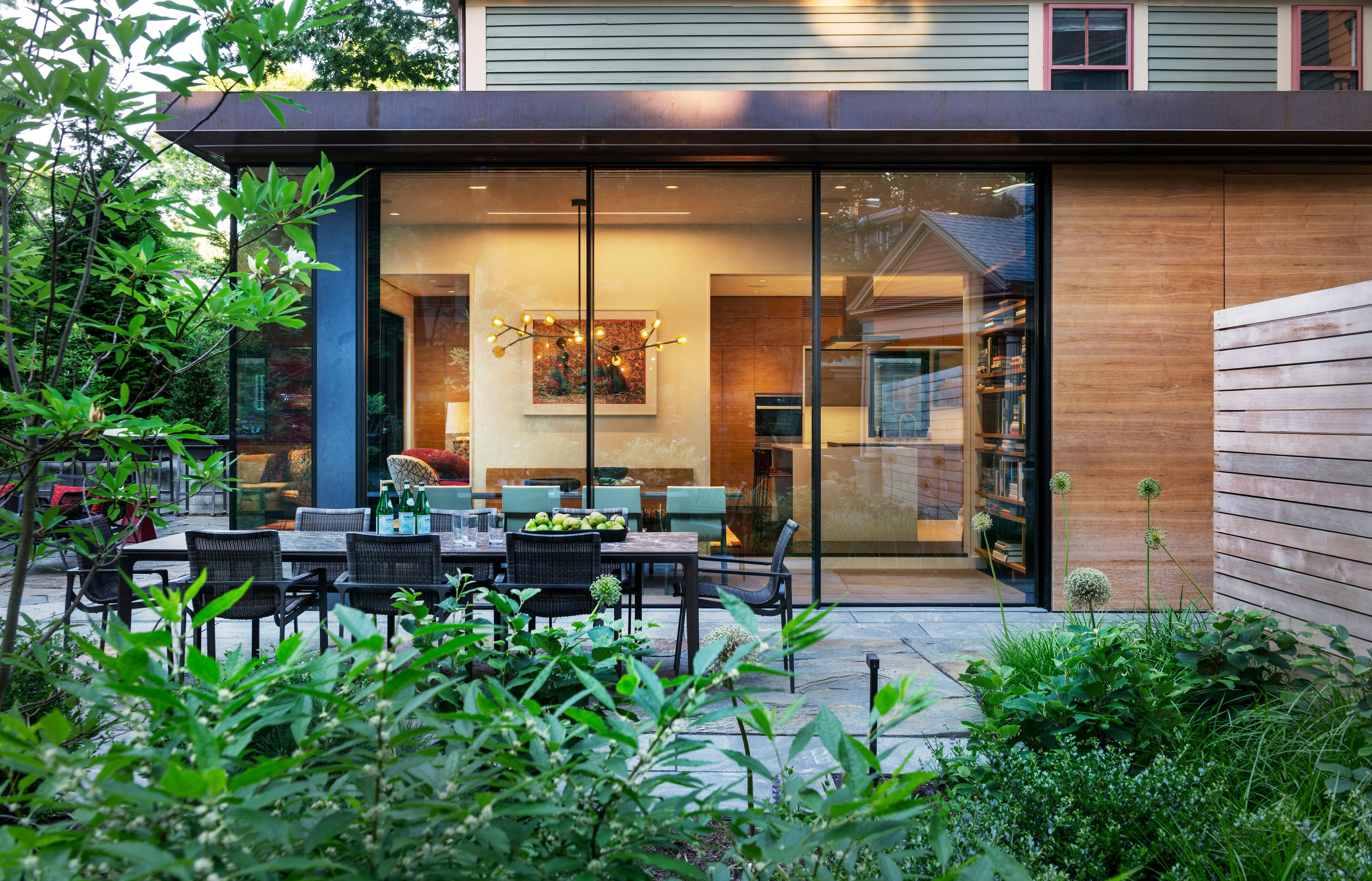 Patio of a renovated home