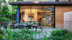 Patio of a renovated home