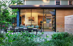 Patio of a renovated home