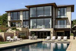 Exterior of a renovated house on Lake Washington