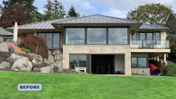 The house before the current renovation.