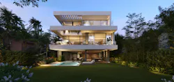 Exterior of Case Vanda spec home by Sunland