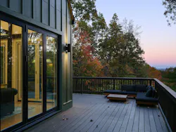 The views of the Shenandoah Valley were heavily incorporated into the barn's design.