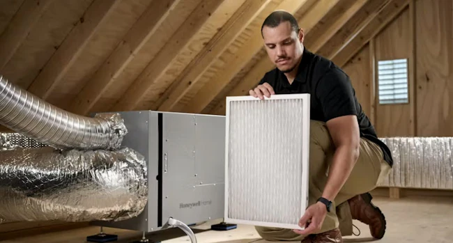 Installing a Honeywell whole home humidifier