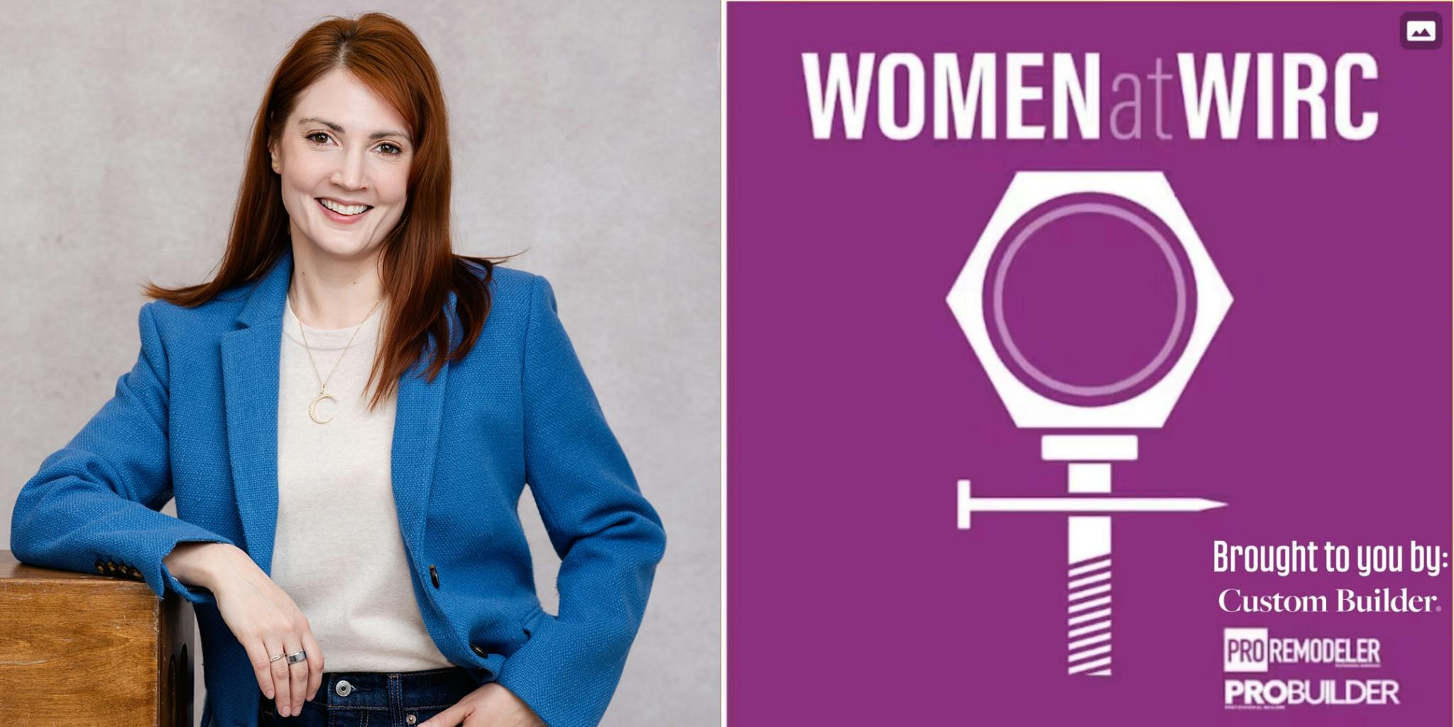 WIRC podcast logo and Stephanie Lemek headshot