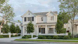Moving landscaping further from the home and choosing brick or stone are some ways the firm works to reduce wildfire risk on the homes they work on.