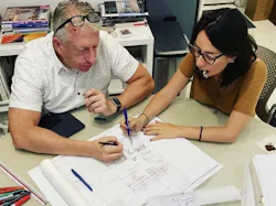 Philip J. Consalvo with design director and mentee Nandar Godoy-Dineen