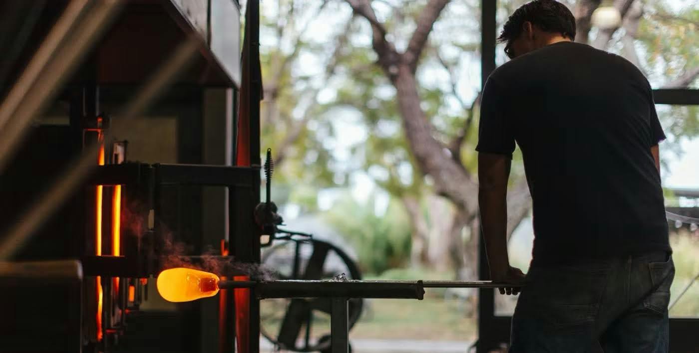 Glass blowing image