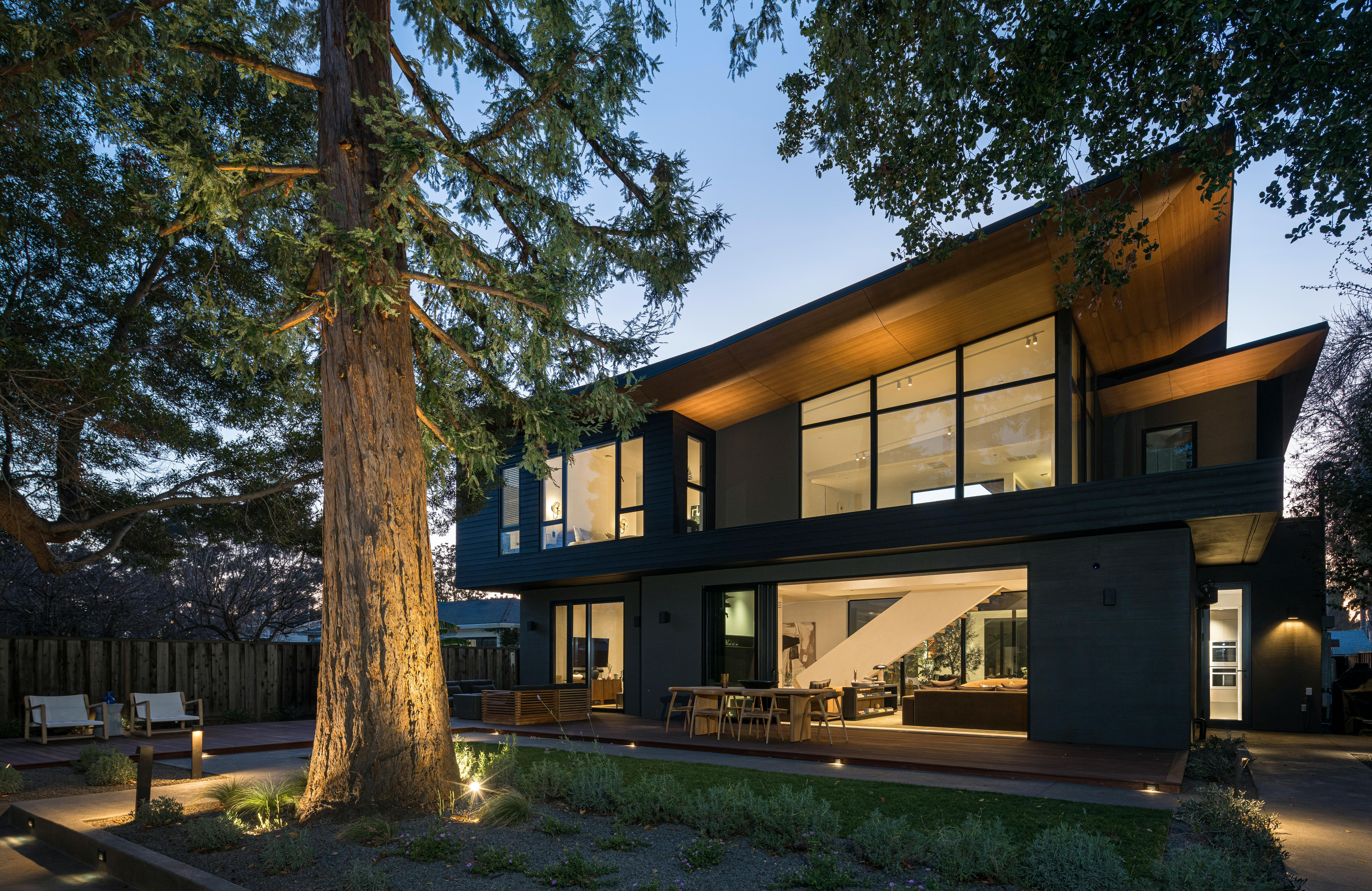 This California home feels truly custom with unique interiors, a butterfly roofline, and a central courtyard for entertaining.