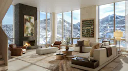 Interior of Four Seasons branded residence in Park City